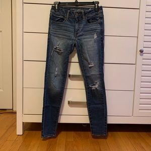 AEO “super super stretch” jegging - W’s 2 short